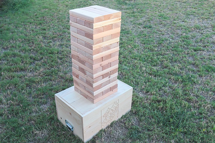 Outdoor Block Stacking Game