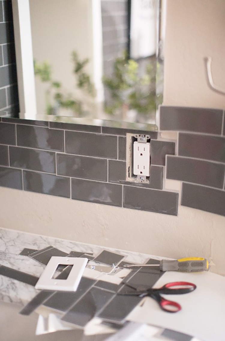 Peel and Stick Backsplash Tiles