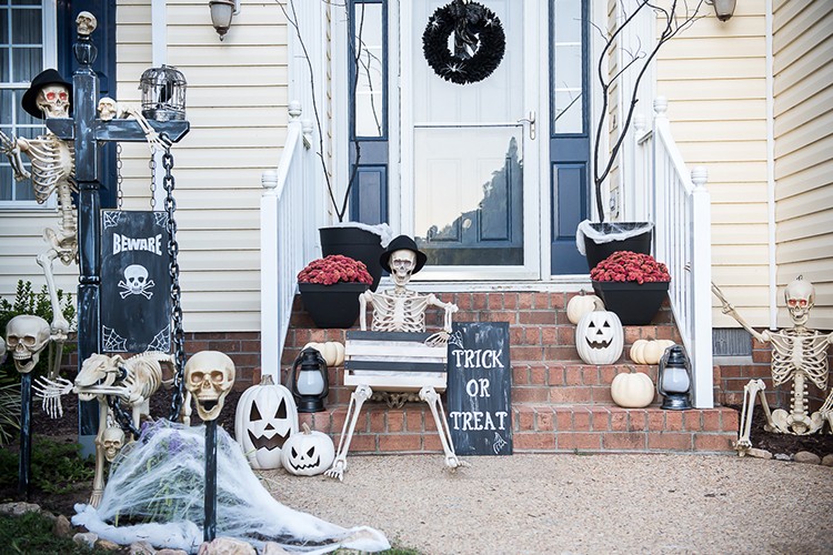 skeleton decorations