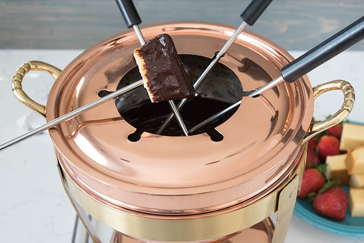 Holiday Chocolate Hazelnut Fondue Recipe