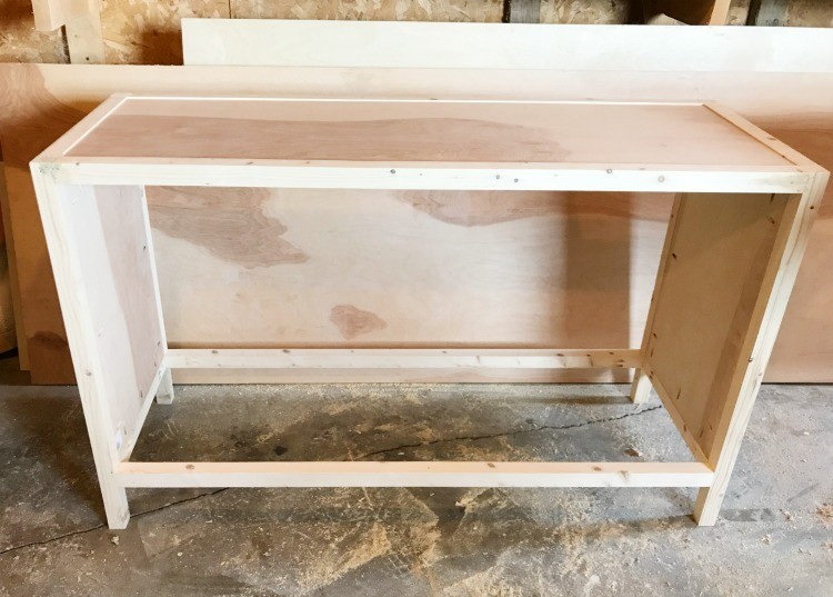How to Build a Modern Style TV Console