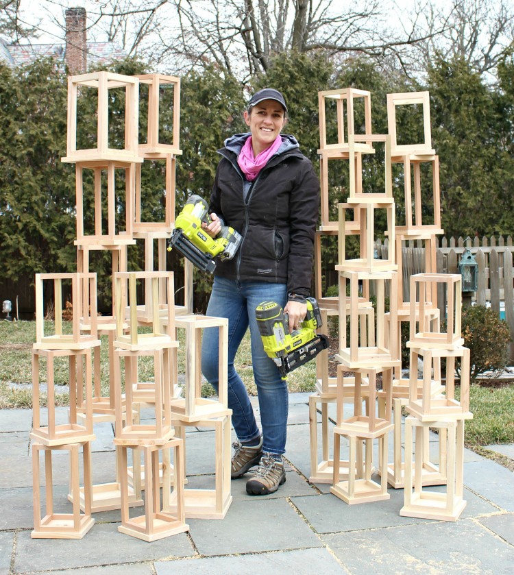 wooden lanterns