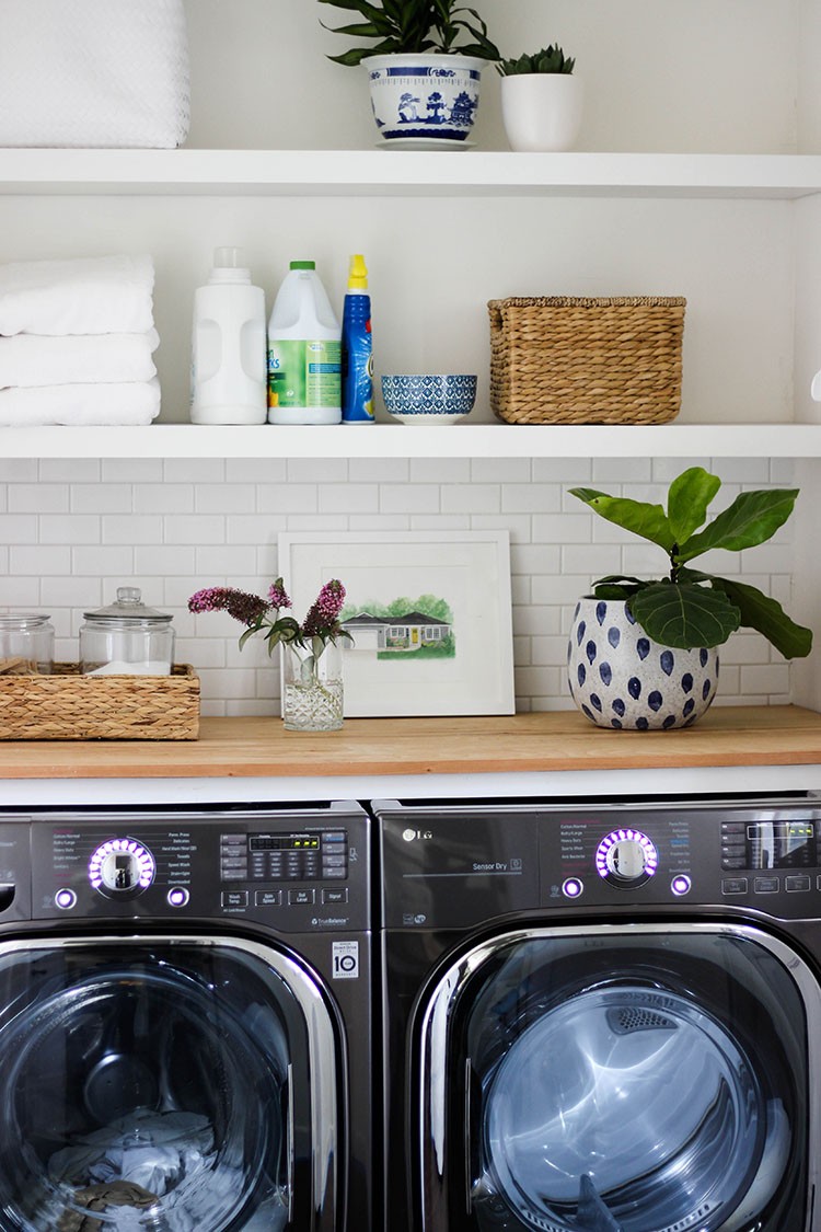 See how The Home Depot helped Katrina Sullivan of Chic Little House complete her laundry room refresh for a space that's organized, inviting and functional.