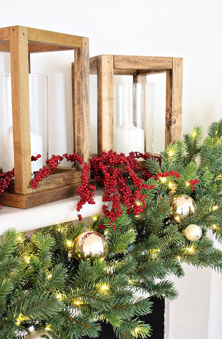 As part of The Holiday Style Challenge series, watch as Jaime Costiglio incorporates a few beautiful holiday decorations available at The Home Depot to create a simple holiday mantel with garland.