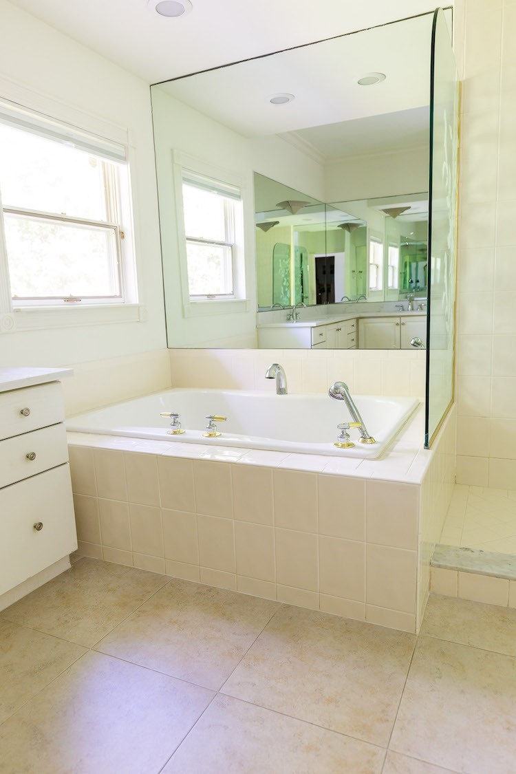 Janet Coon of Shabby Fufu finds the perfect, budget-friendly solution to a complete master bathroom makeover at The Home Depot.