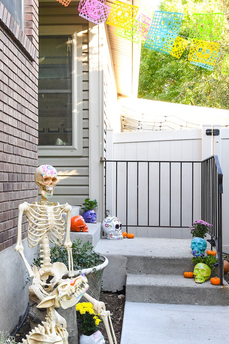 Day of the Dead Halloween Porch